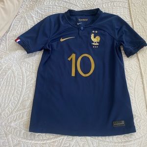 Nike France Mbappe #10 Soccer JERSEY size small